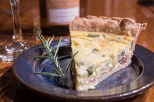 Farmhouse Quiche with Garden Vegetables